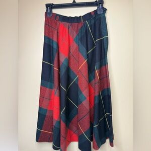 Summit Sportswear Vintage Plaid Skirt